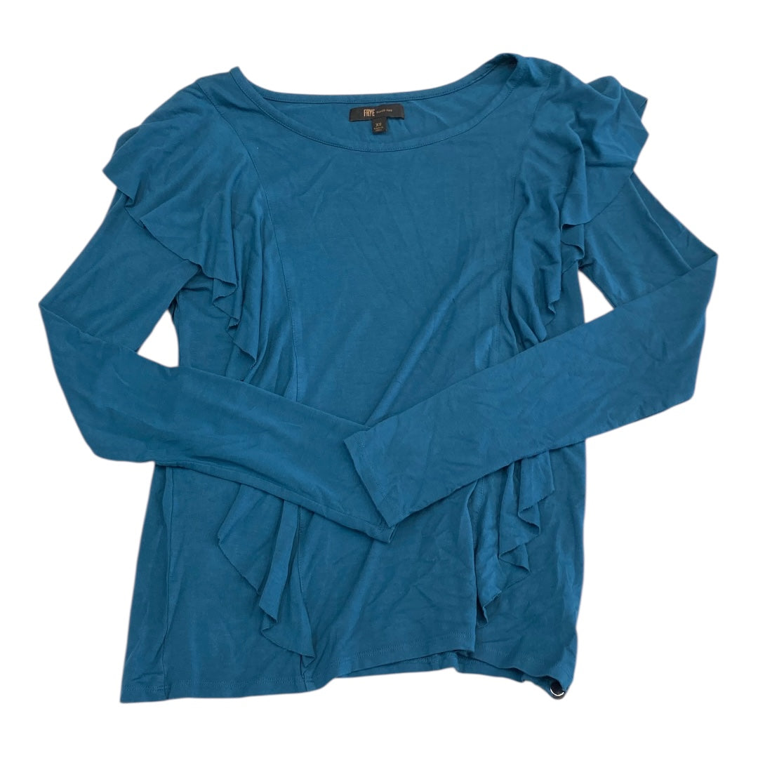 Top Ls Designer By Frye In Blue, Size:Xs
