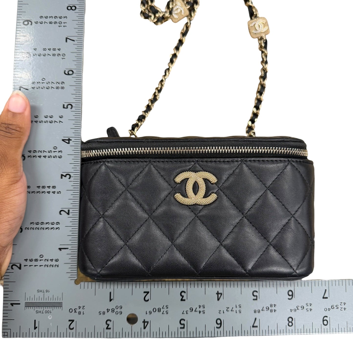 Crossbody Luxury Designer By Chanel, Size: Small