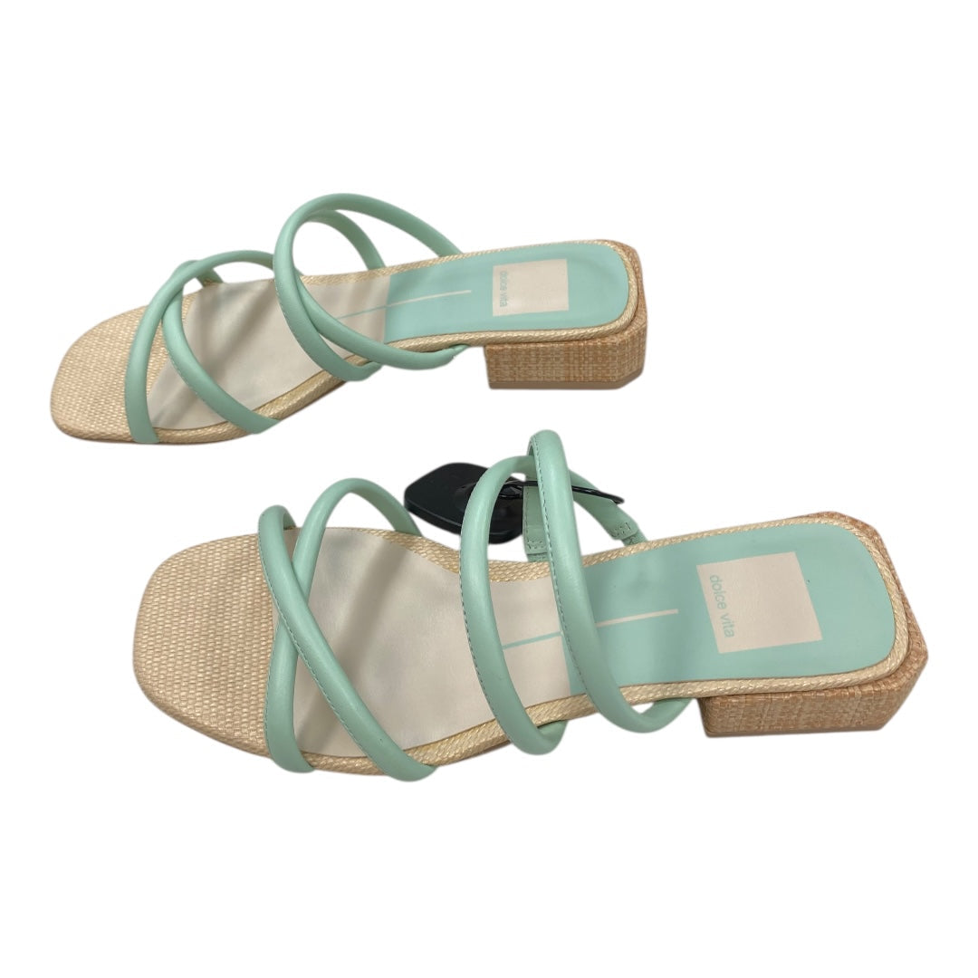 Sandals Flats By Dolce Vita In Teal, Size:7