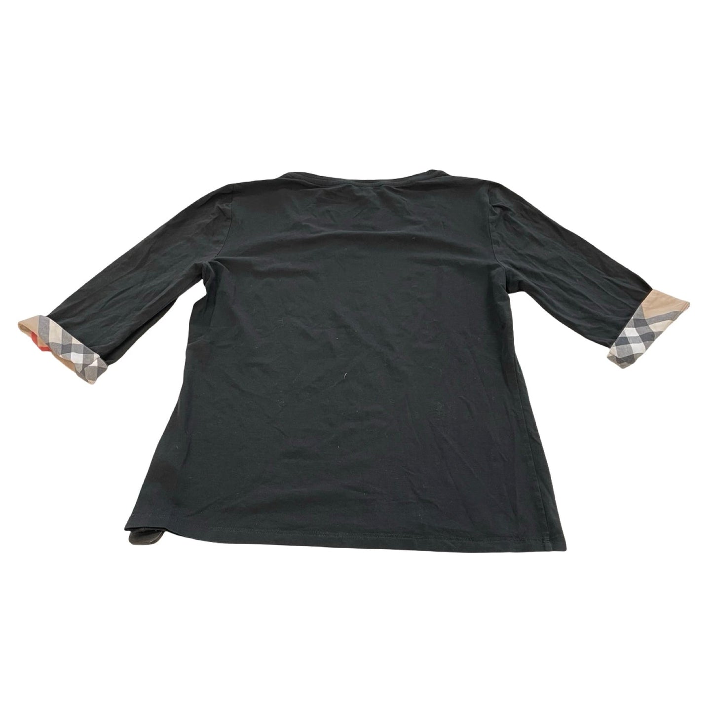 Top Ss Luxury Designer By Burberry In Black, Size:L