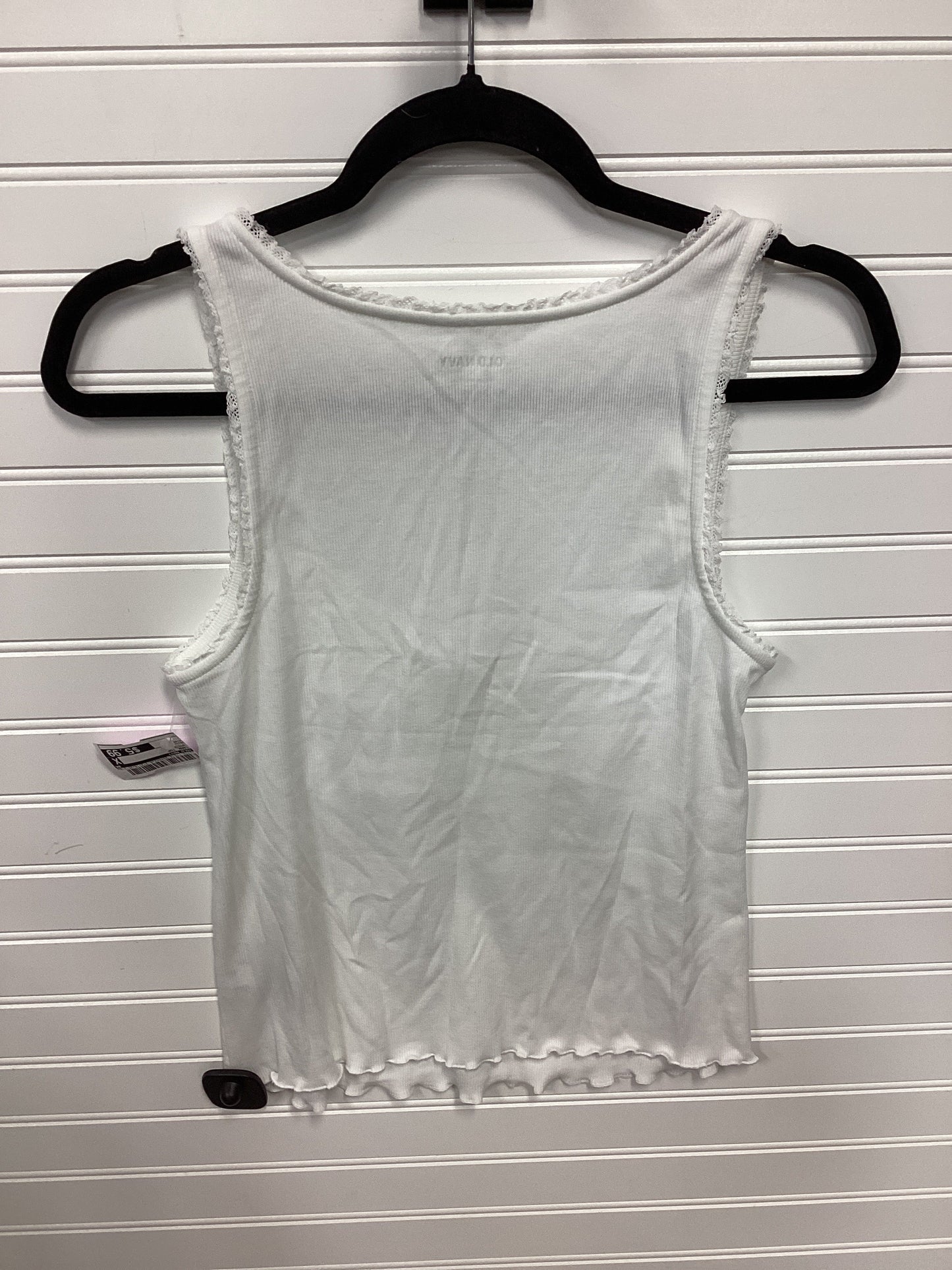 Tank Top By Old Navy In White, Size:L