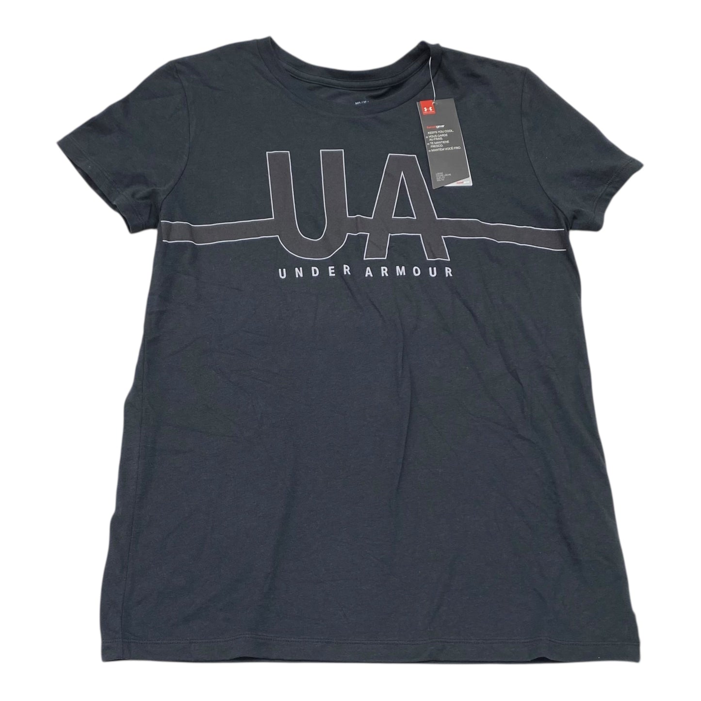 Athletic Top Ss By Under Armour In Black, NWT! Size:M