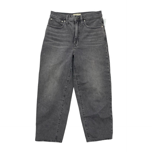Jeans Wide Leg By Madewell In Black, Size:4