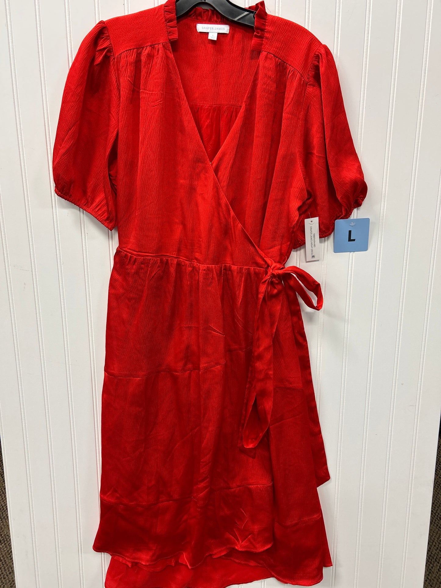 Dress Casual Midi By Draper James In Red, Size:L