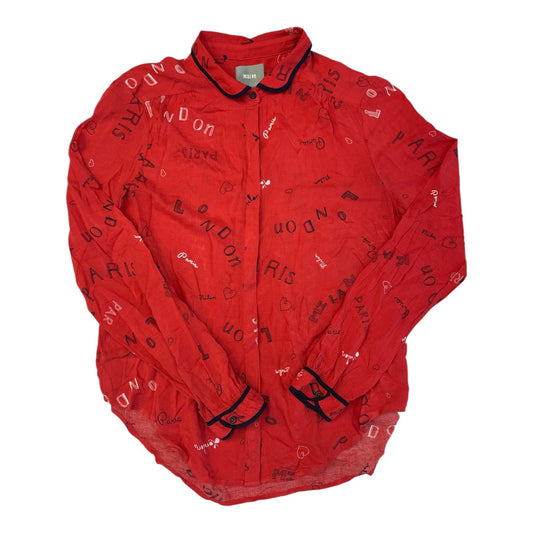 Top Ls By Maeve In Blue & Red, Size:8