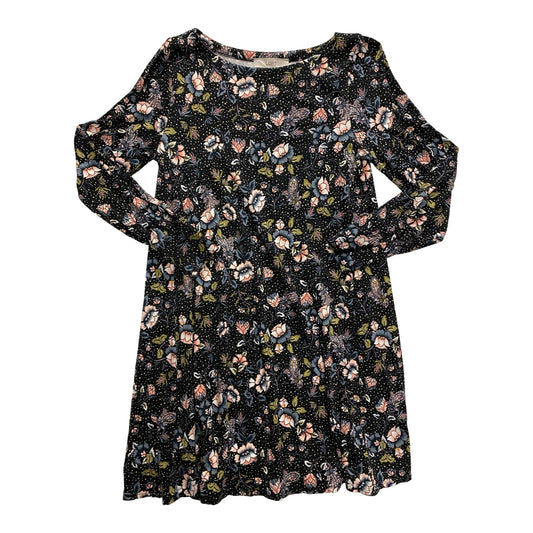 Dress Casual Midi By Loft In Floral Print, Size:S