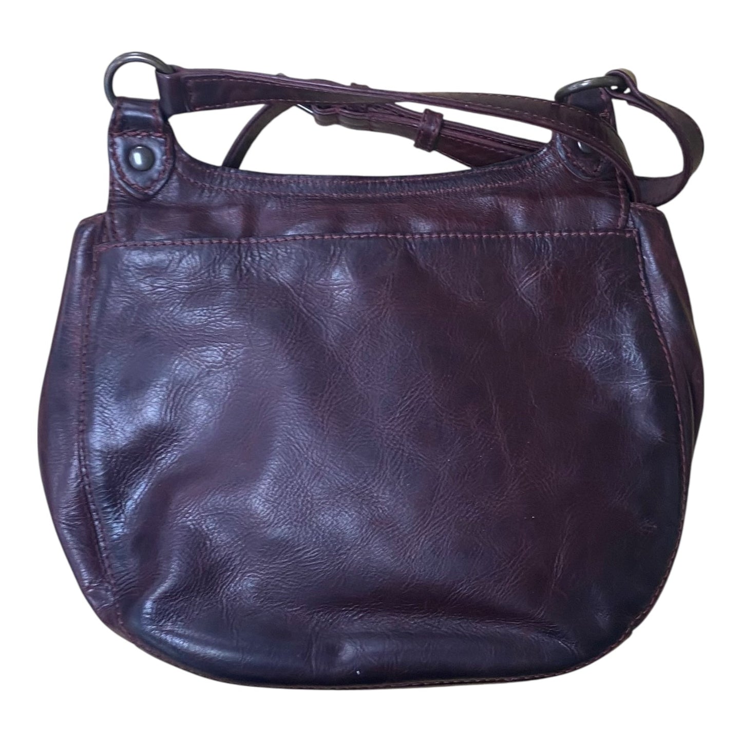 Crossbody Designer By Frye In Purple, Size:Medium