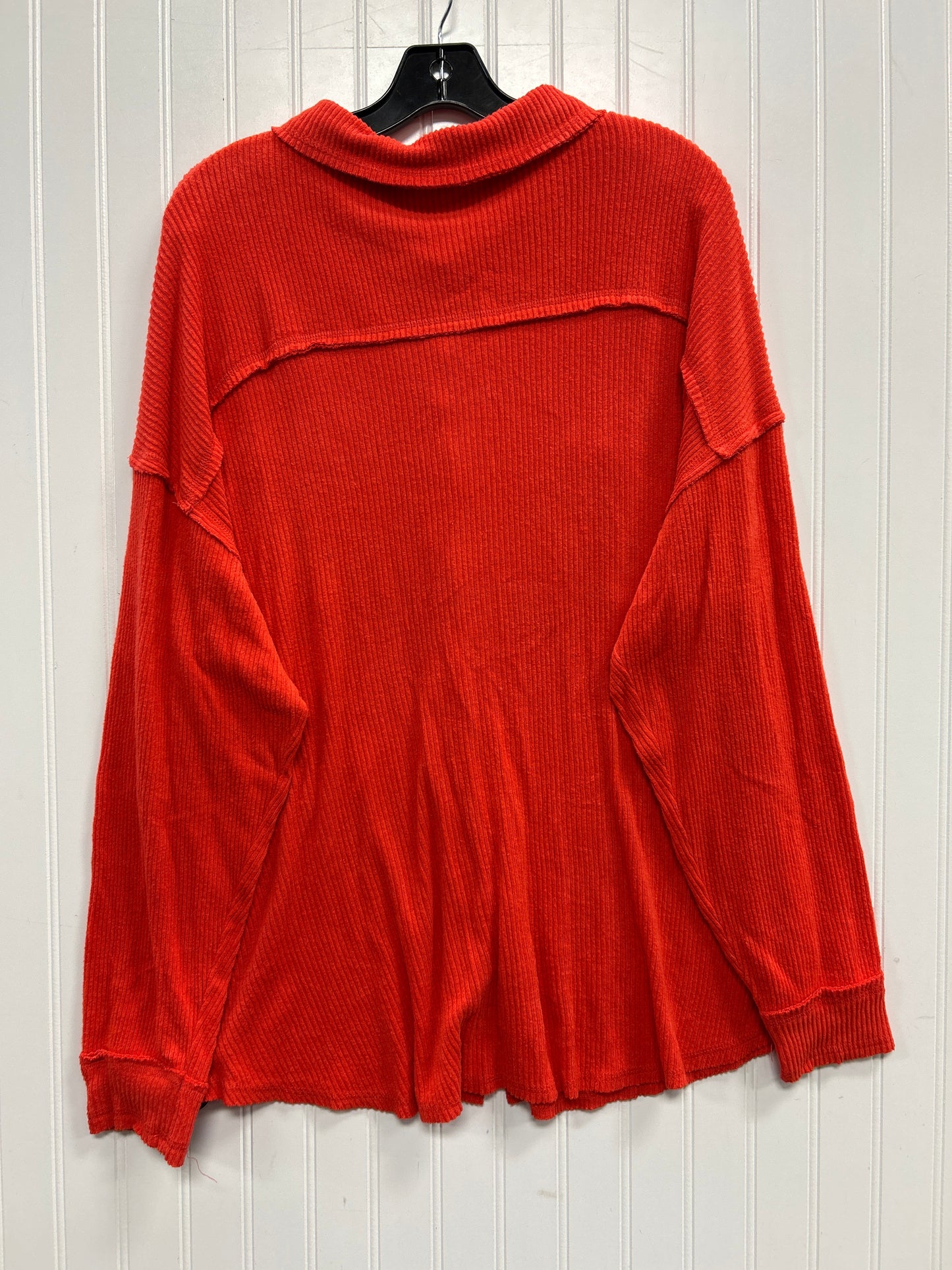 Top Ls By Bke In Orange, Size:M