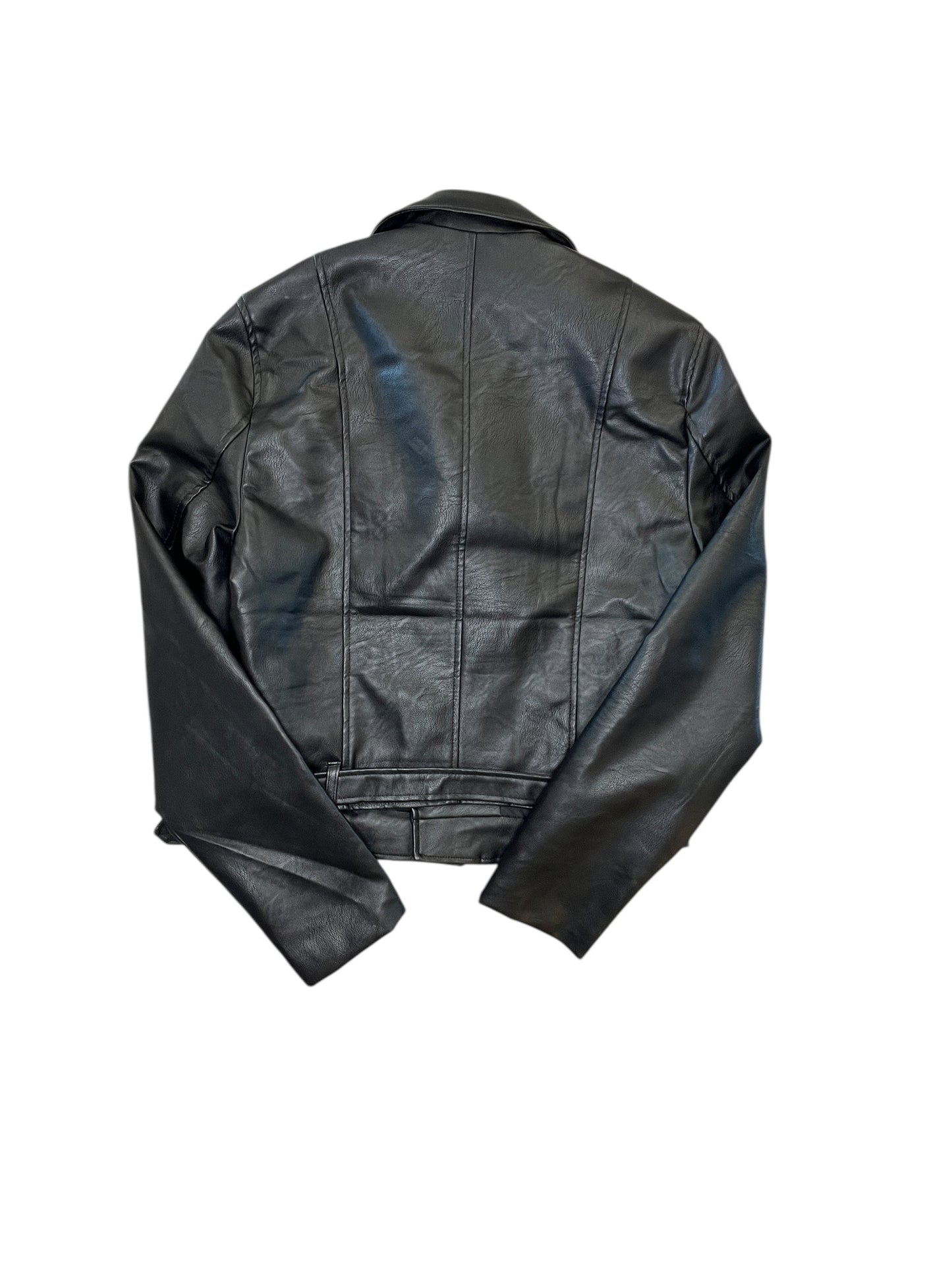 Jacket Moto By Love Tree In Black, Size:L