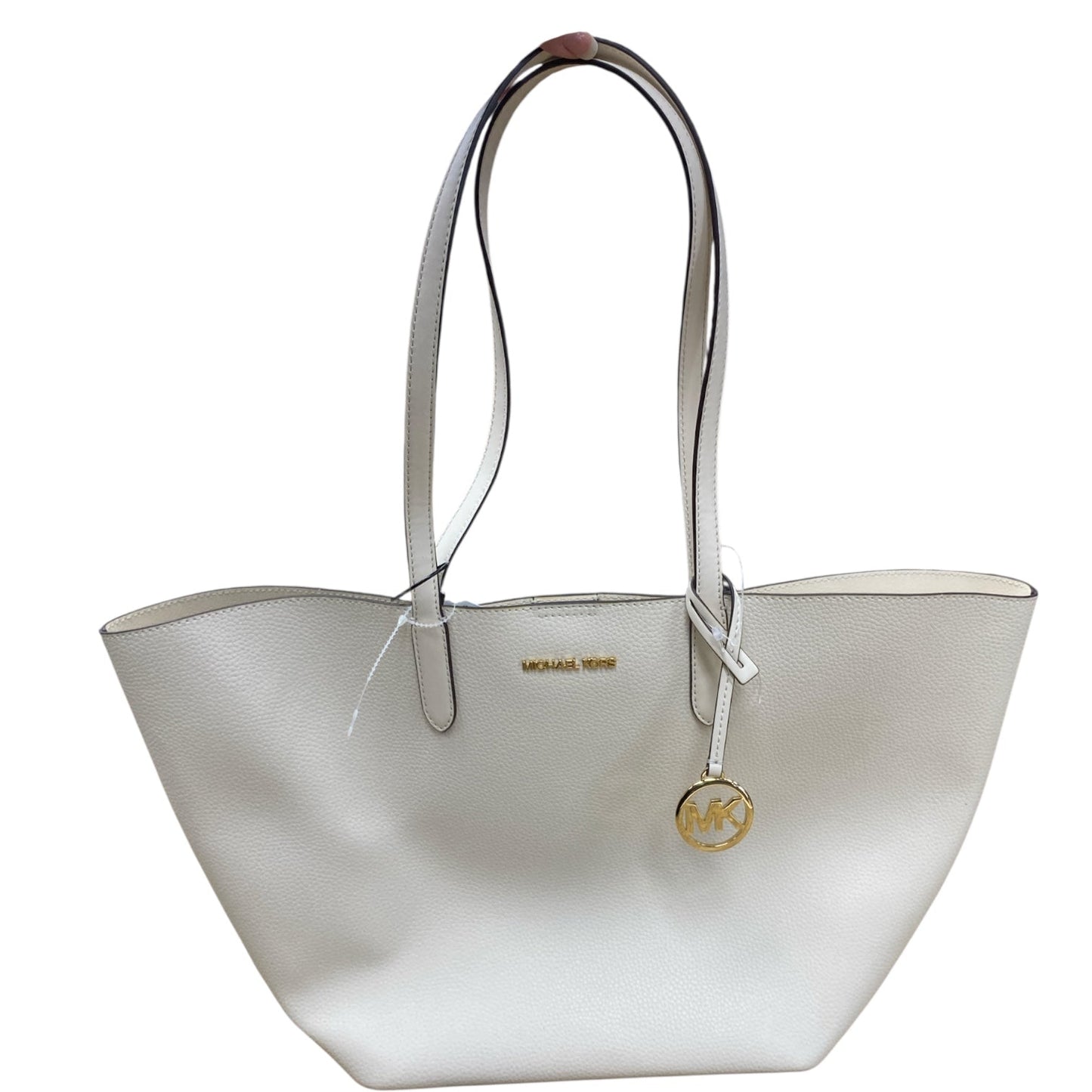 Handbag Designer By Michael Kors In White, Size:Large