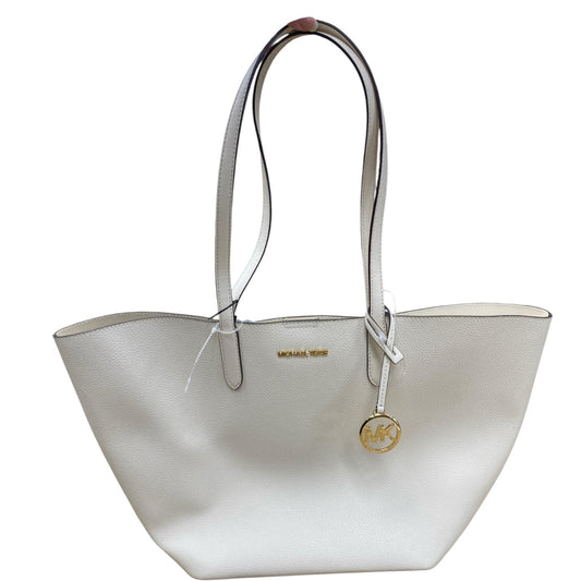 Handbag Designer By Michael Kors In White, Size:Large