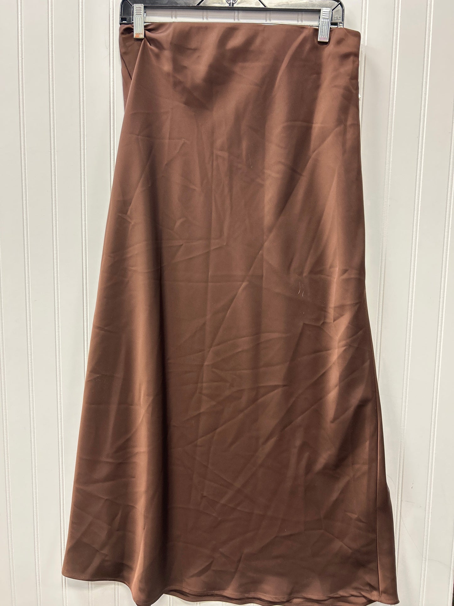Skirt Maxi By Clothes Mentor In Brown, Size:L