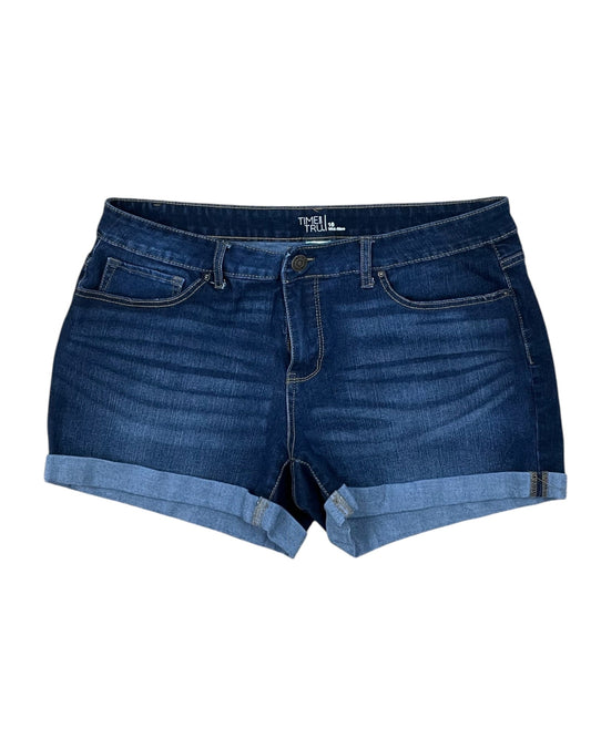 Shorts By Time And Tru In Blue Denim, Size:16
