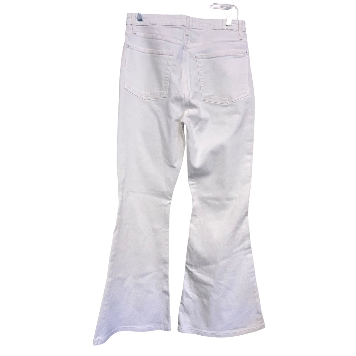 Jeans Flared By 7 For All Mankind In White Denim, Size:12