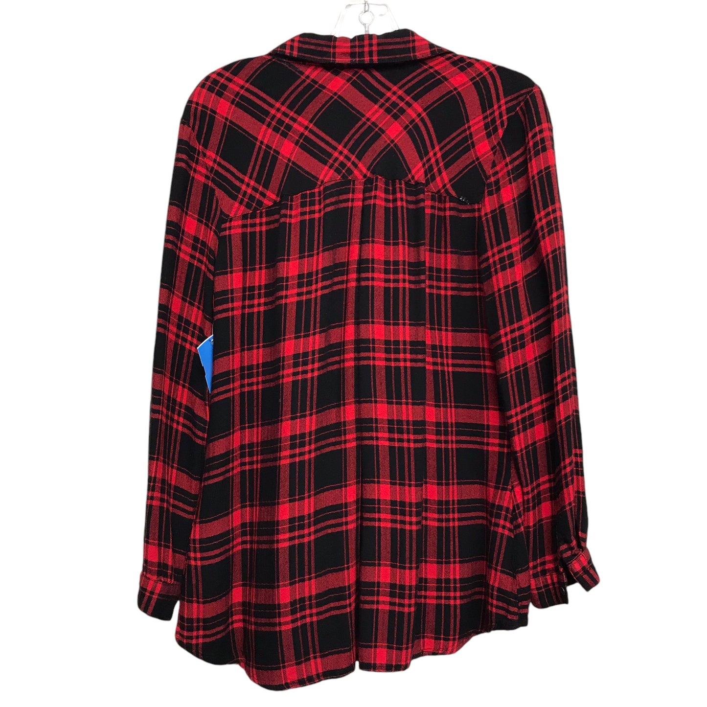 Top Ls By Venus In Plaid Pattern, Size:M