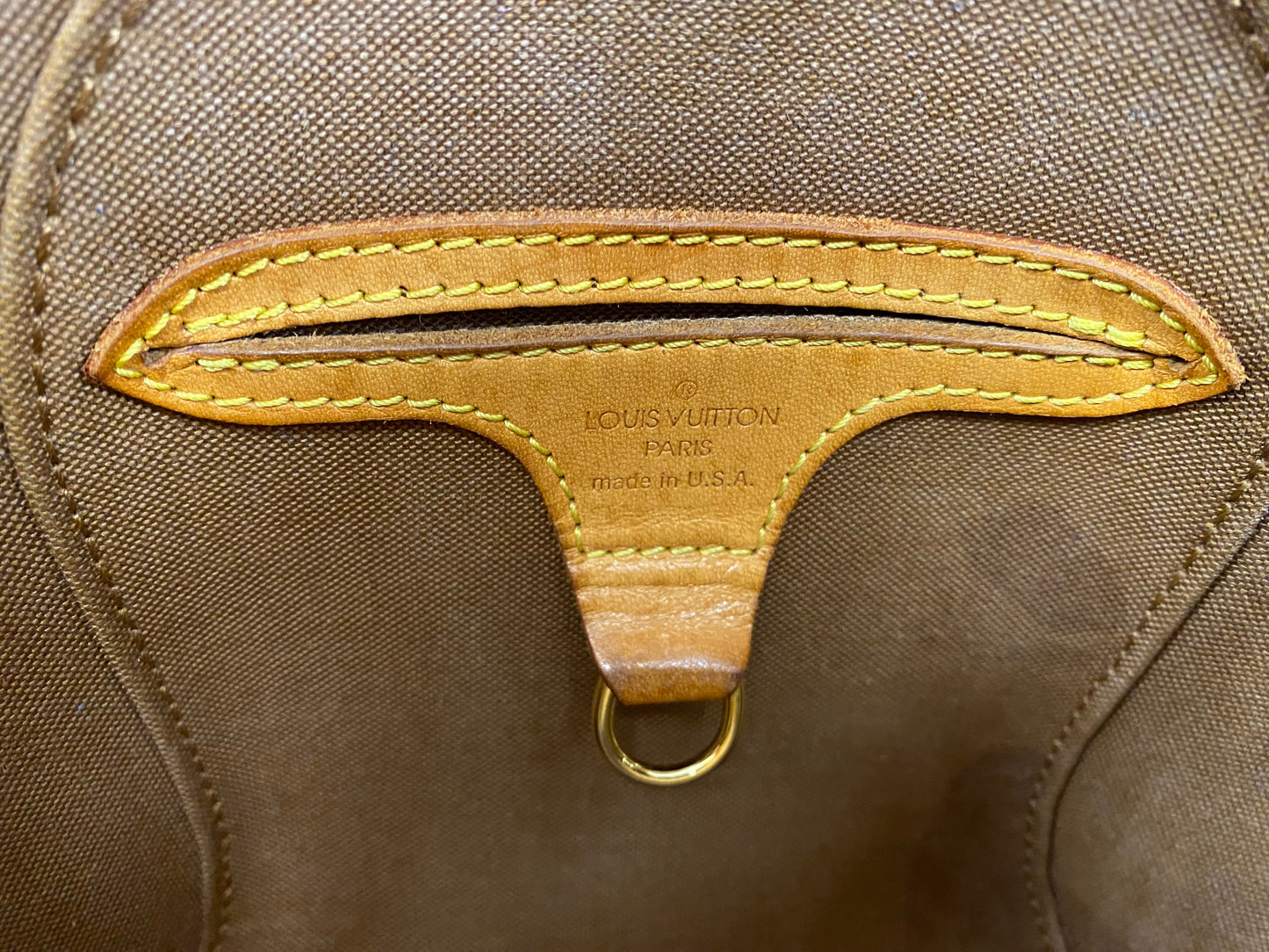Handbag Luxury Designer By Louis Vuitton In Brown, Size:Medium