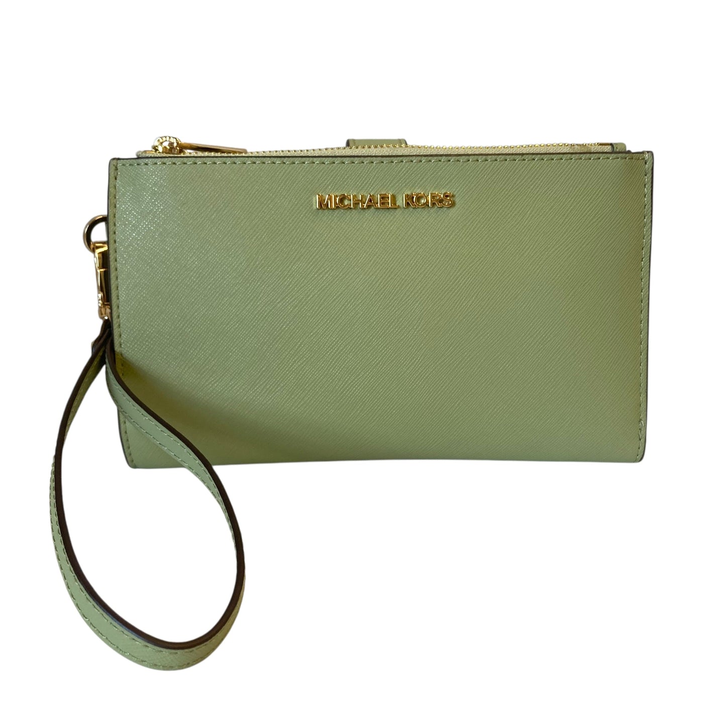Wristlet Designer By Michael Kors In Green, Size:Large