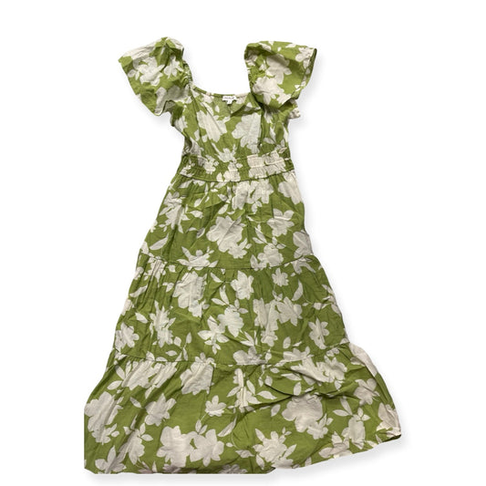 Dress Casual Maxi By Blu Pepper In Green & White, Size:S