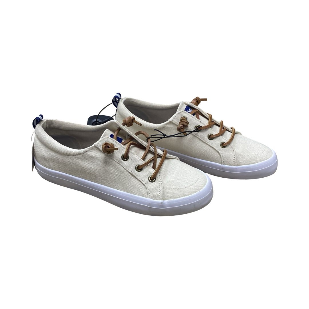 Shoes Sneakers By Clothes Mentor In Cream, Size:8