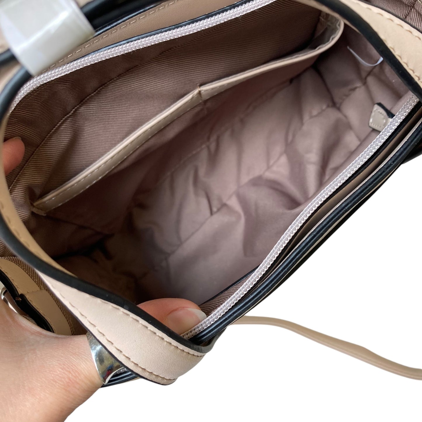 Handbag By London Fog In Tan, Size:Medium