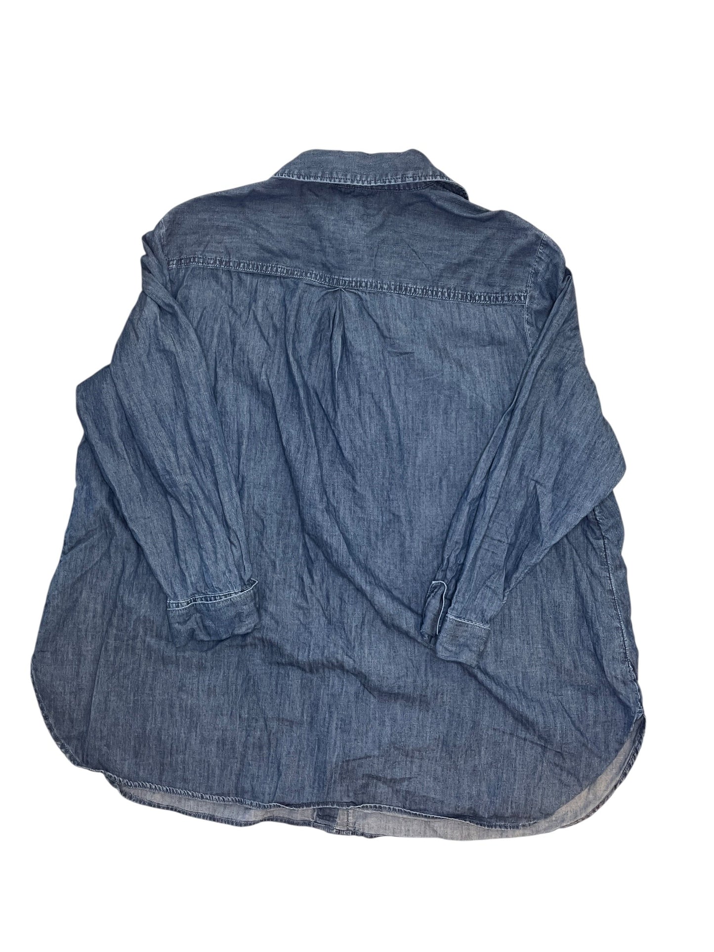Top Ls By Talbots In Blue denim, Size:3X