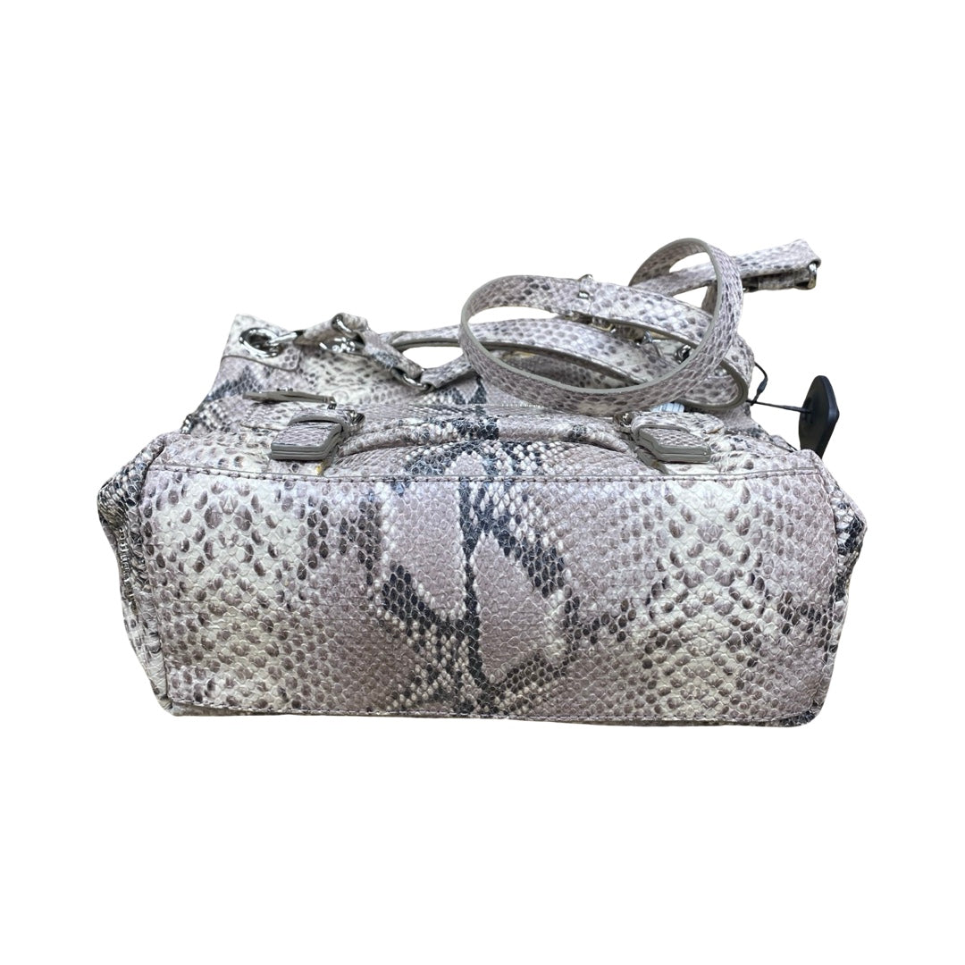 Handbag By Cole-Haan In Snakeskin Print, Size:Medium