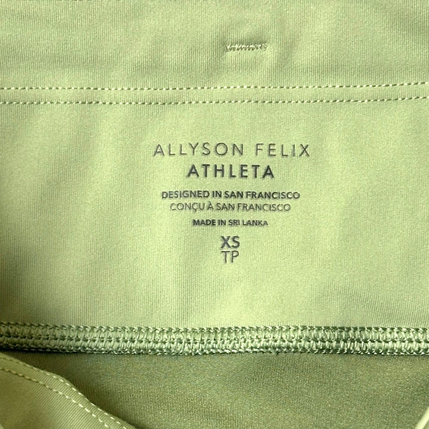 Athletic Leggings By Athleta In Green, Size: Xs