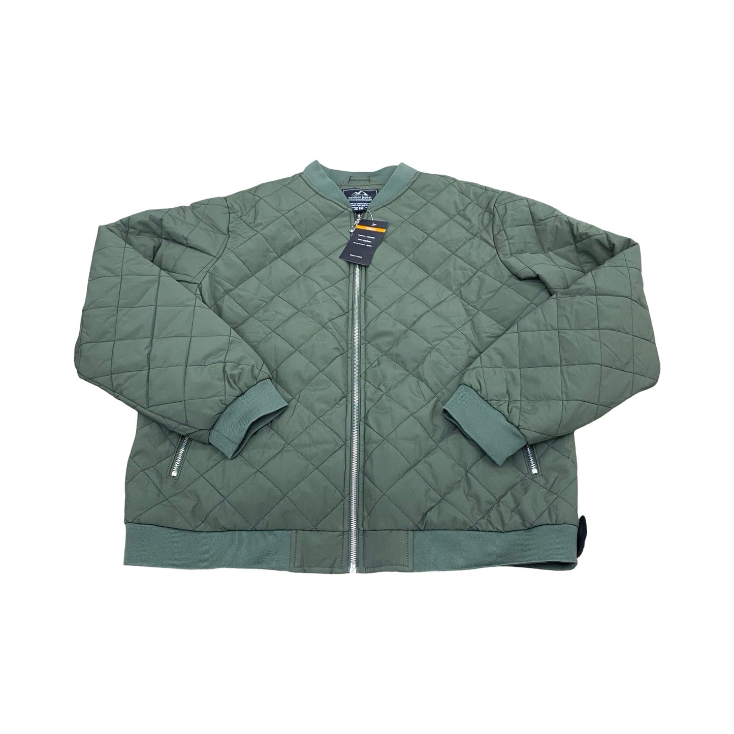 Jacket Puffer & Quilted By Tacvasen In Green, Size:Xl