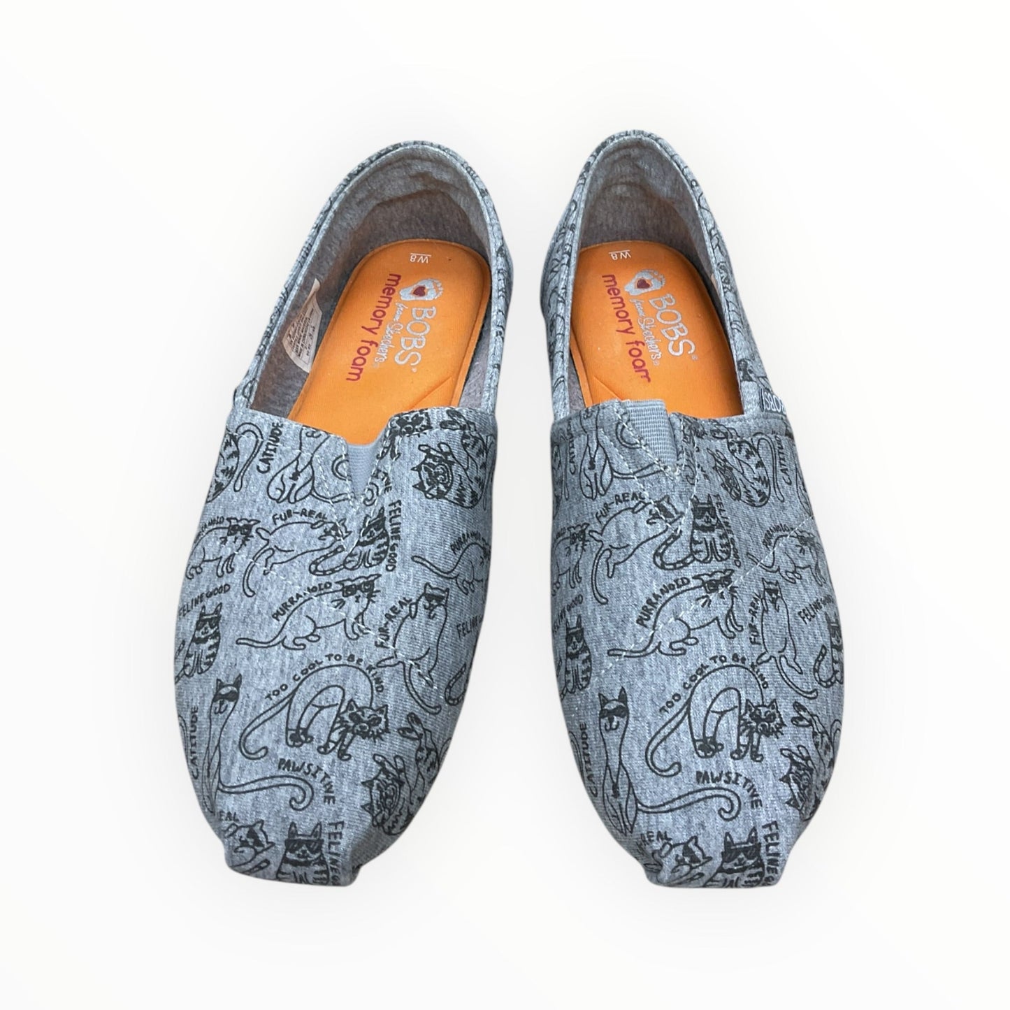 Shoes Flats By Bobs In Grey, Size:8