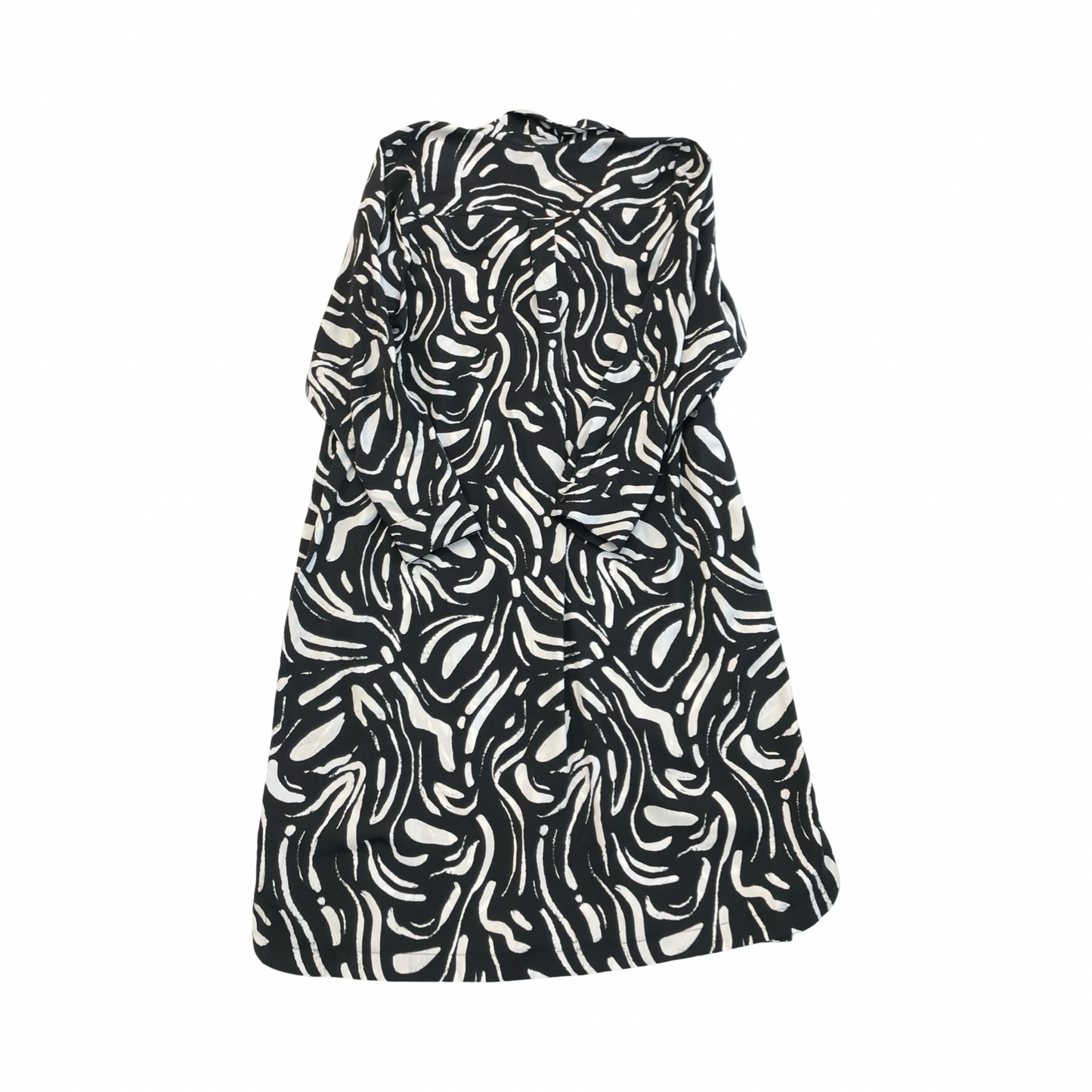 Dress Casual Midi By Nine West In Black & White, Size:1X