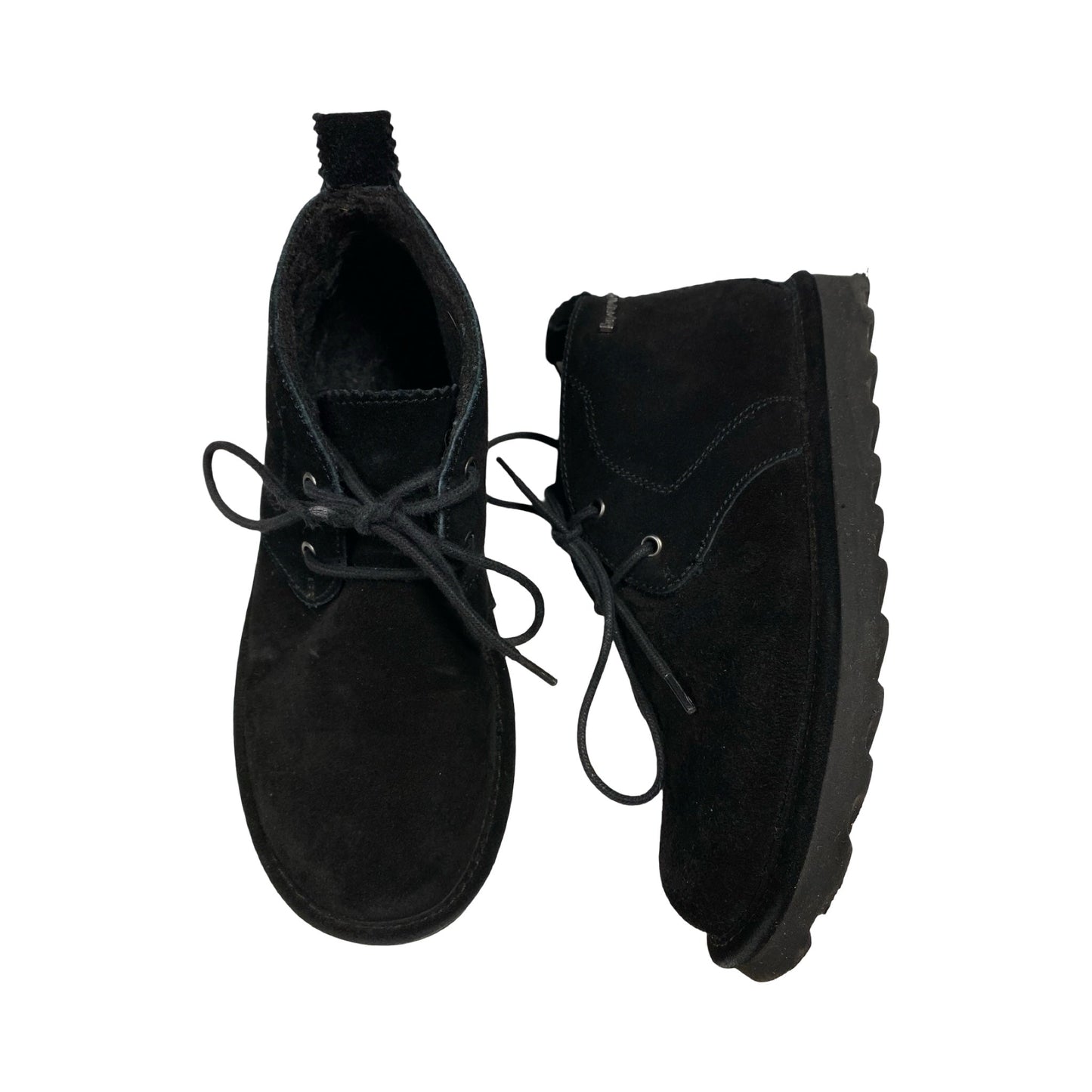 Boots Ankle Flats By Bearpaw In Black, Size:7