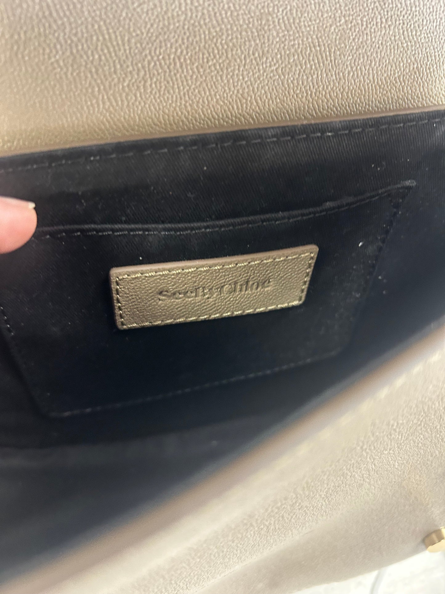Crossbody Designer By See By Chloe In Tan, Size:Medium