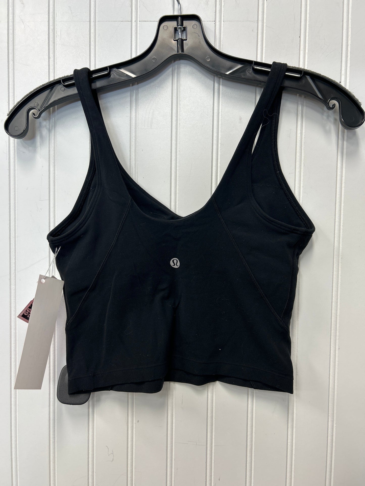 Athletic Tank Top By Lululemon In Black, Size:4