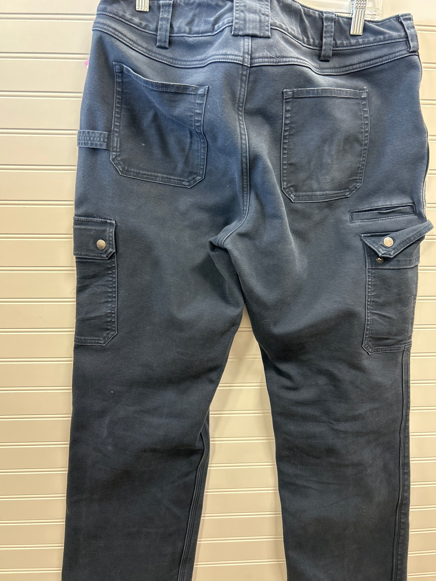 Pants Cargo & Utility By Duluth Trading In Navy, Size:14L