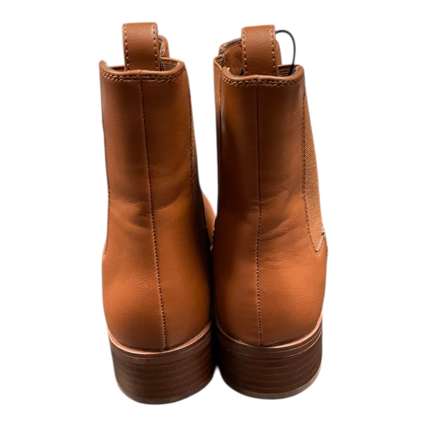 Boots Ankle Heels By J. Crew In Brown, Size:7
