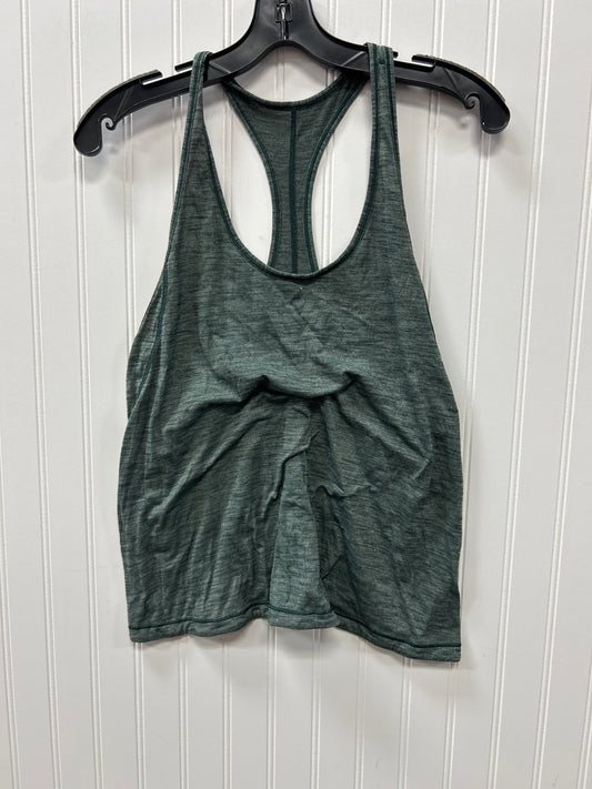 Athletic Tank Top By Lululemon In Green, Size:12