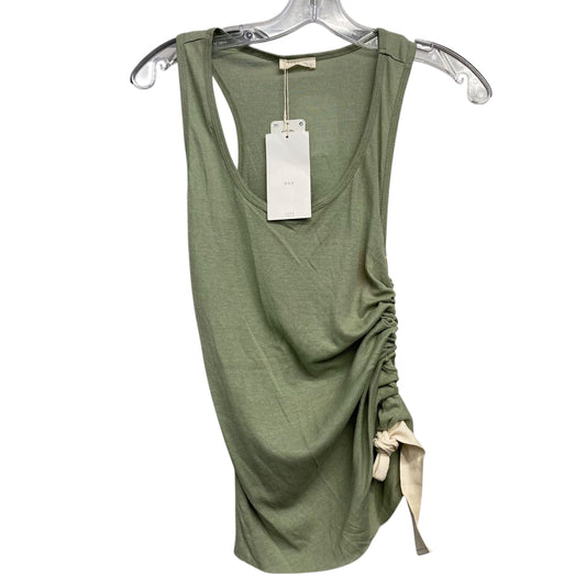 Top Sleeveless By Zara In Green, Size:L
