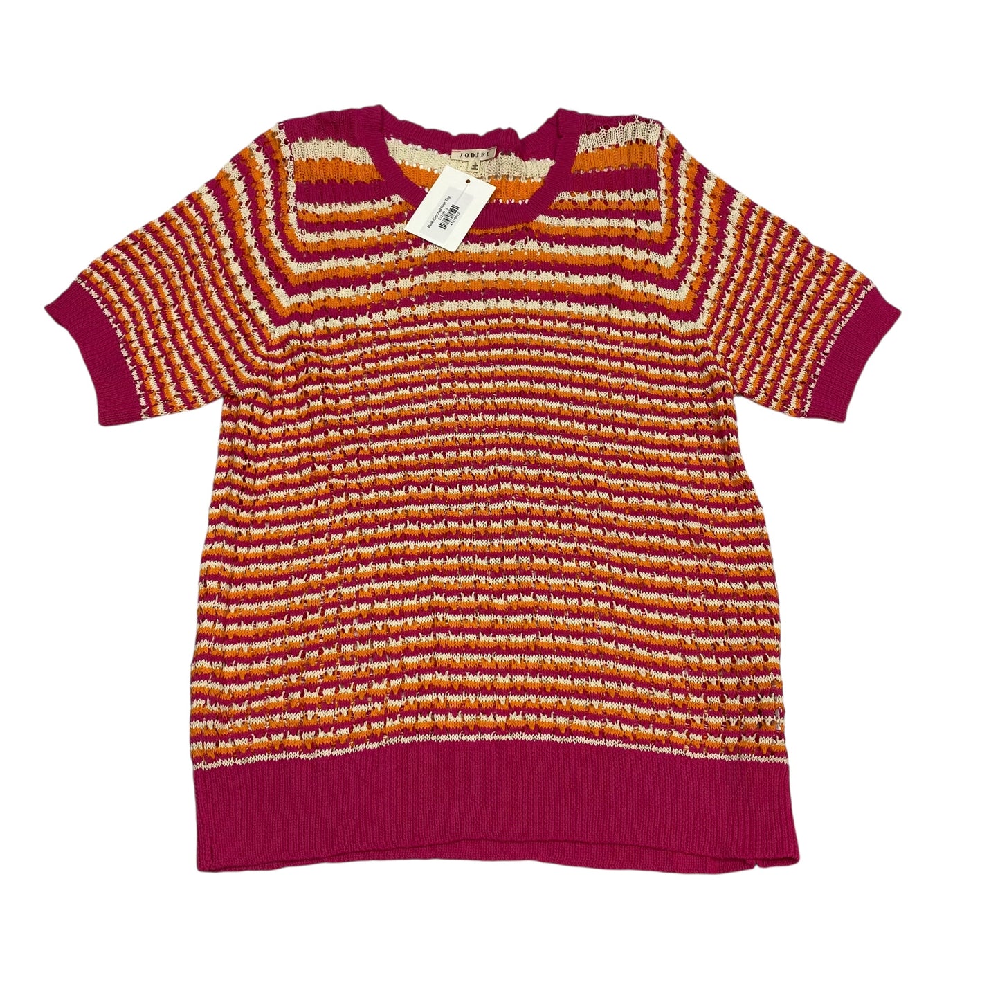 Top Ss By Jodifl In Orange & Pink, Size:L