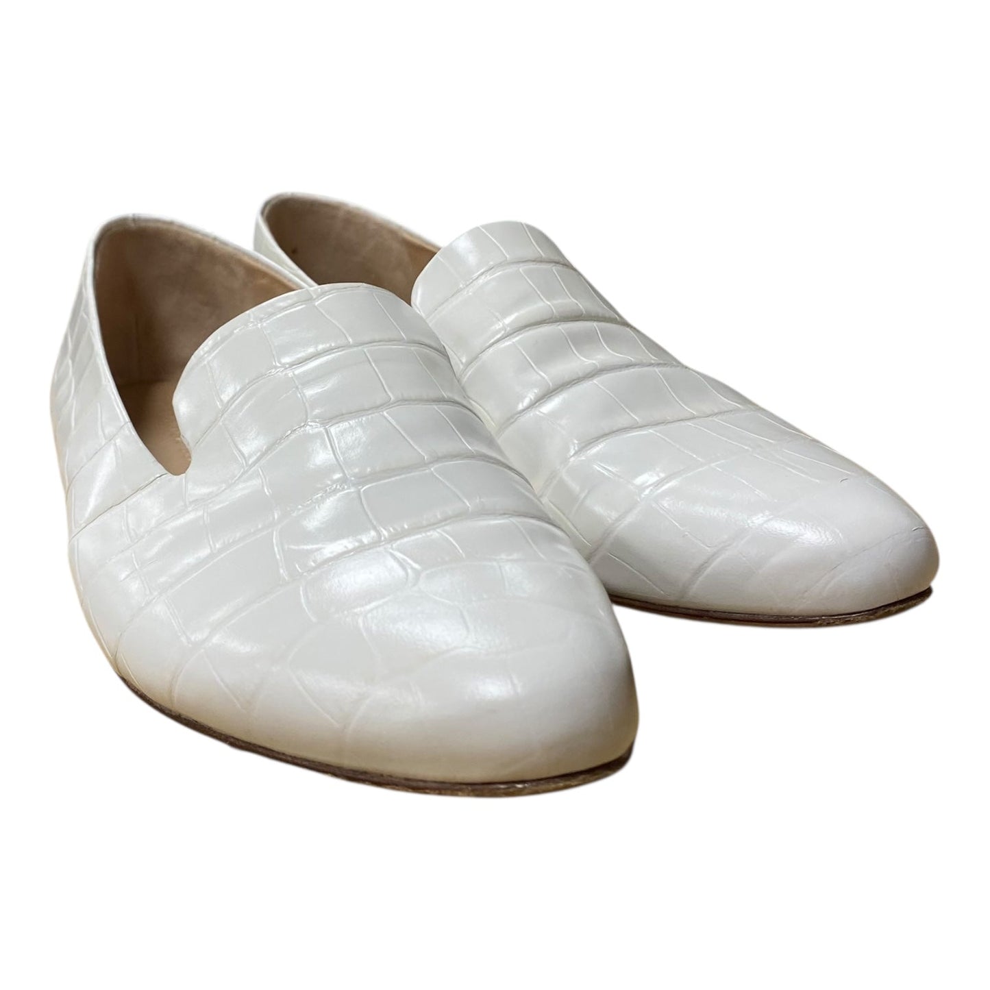 Shoes Designer By Veronica Beard In White, Size:10