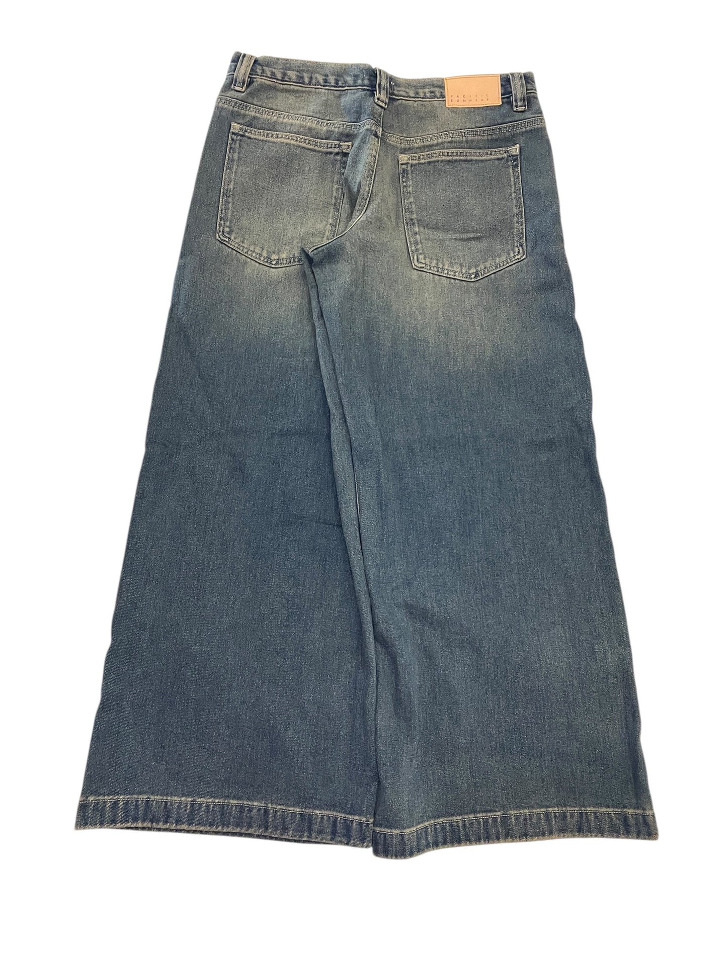 Jeans Wide Leg By Pacsun In Blue Denim, Size:10
