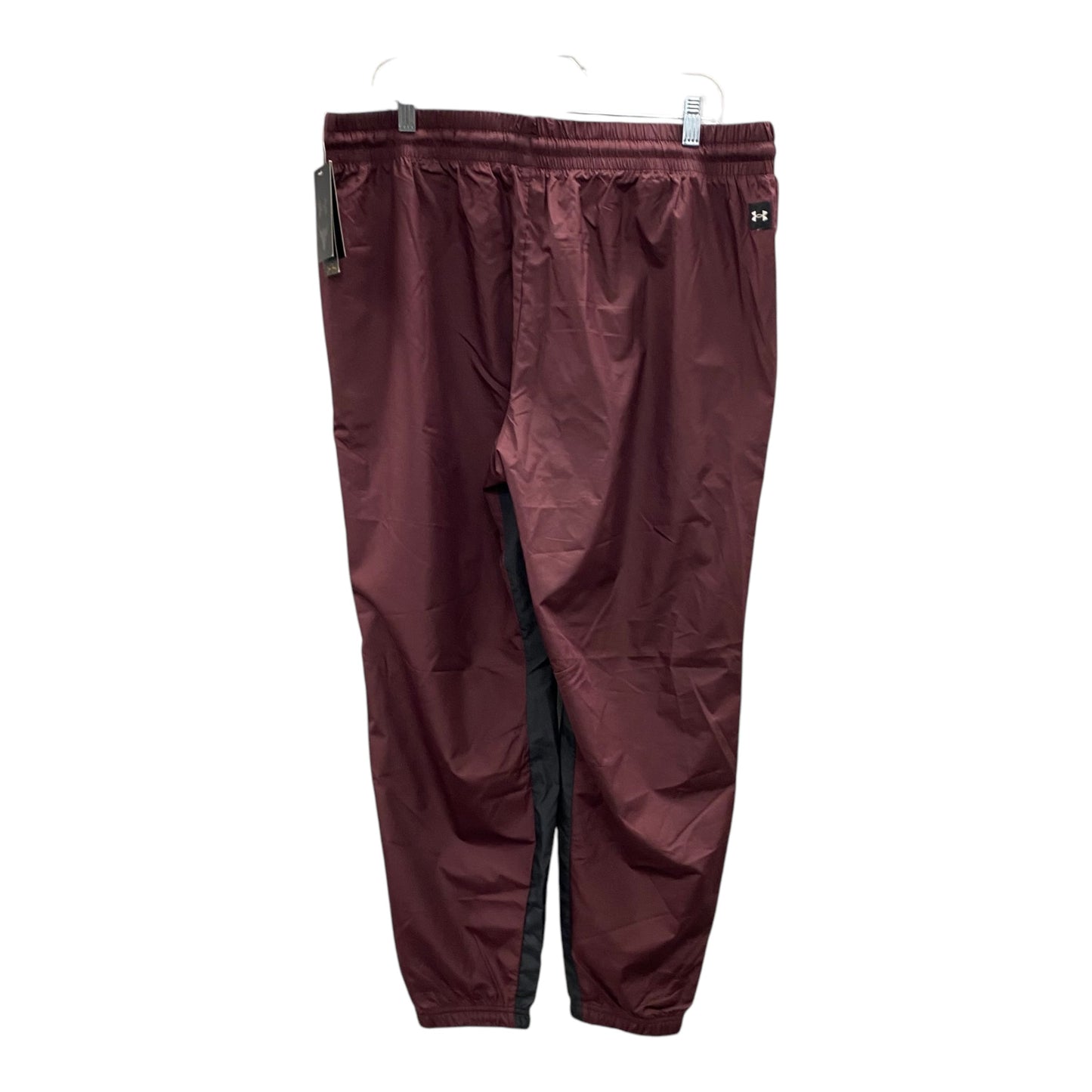 Athletic Pants By Under Armour In Maroon, Size:Xl