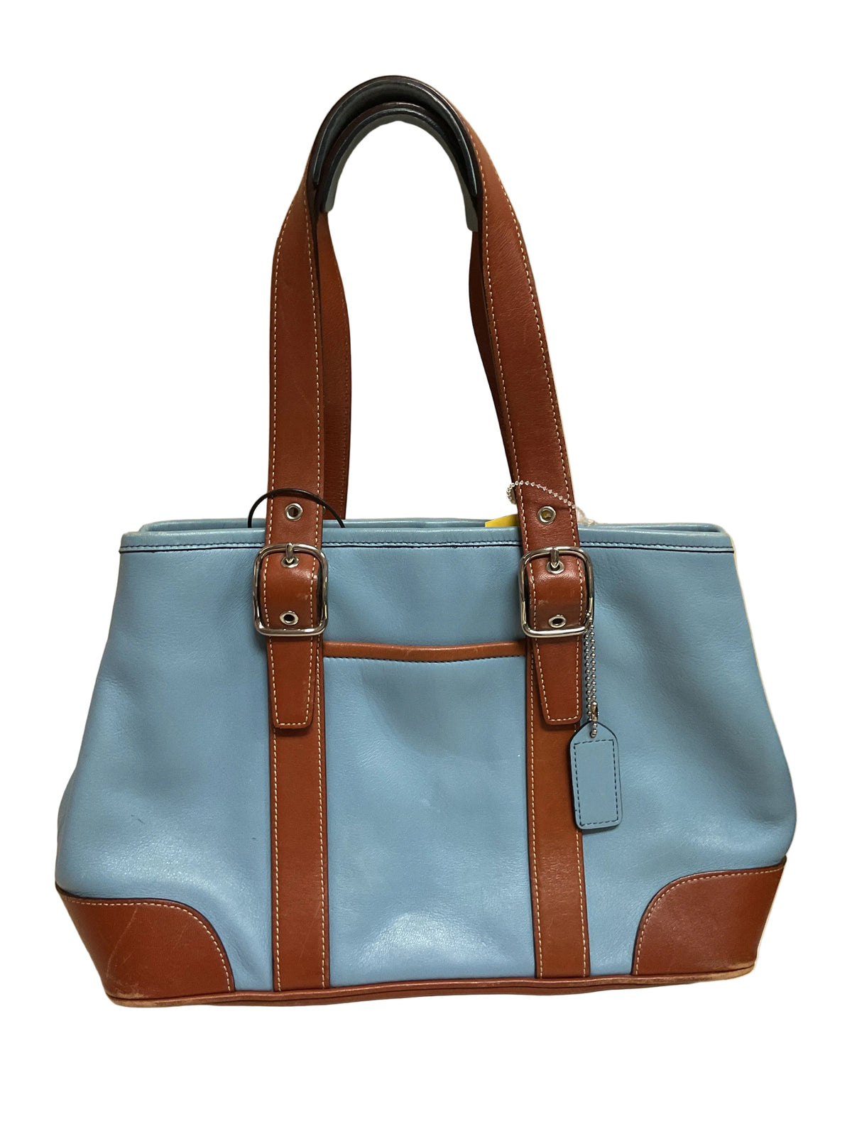 Handbag Designer By Coach In Blue, Size:Medium