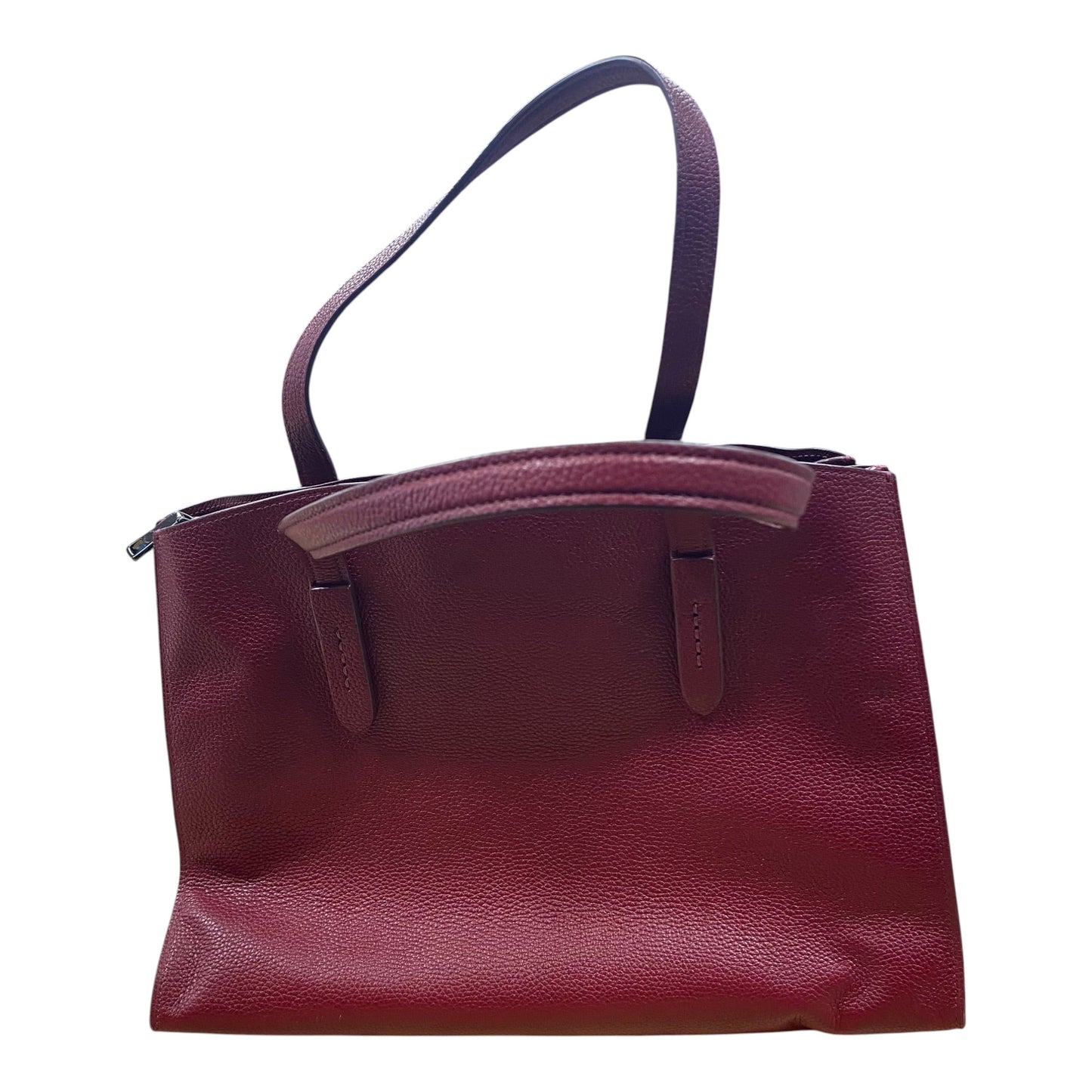 Handbag Designer By Coach In Purple, Size:Large