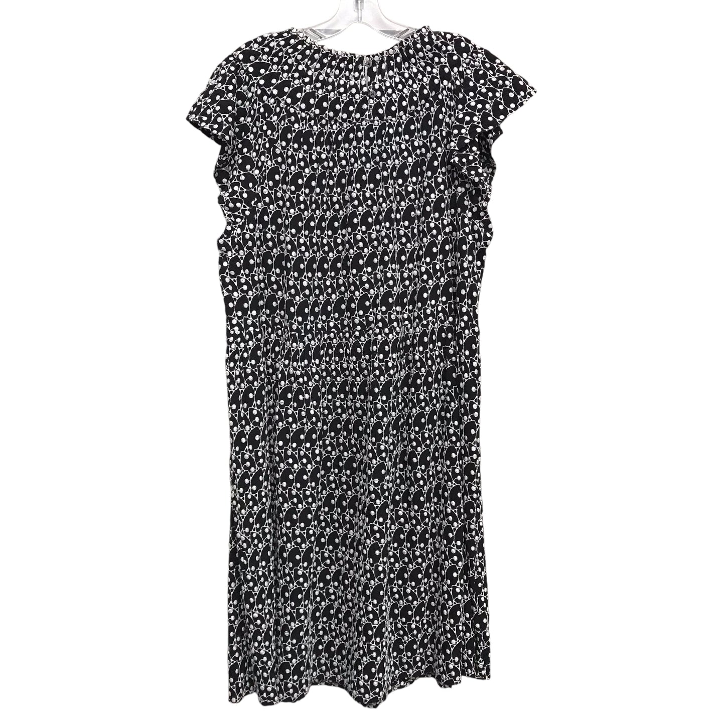 Dress Work By Loft In Black & White, Size:Xl