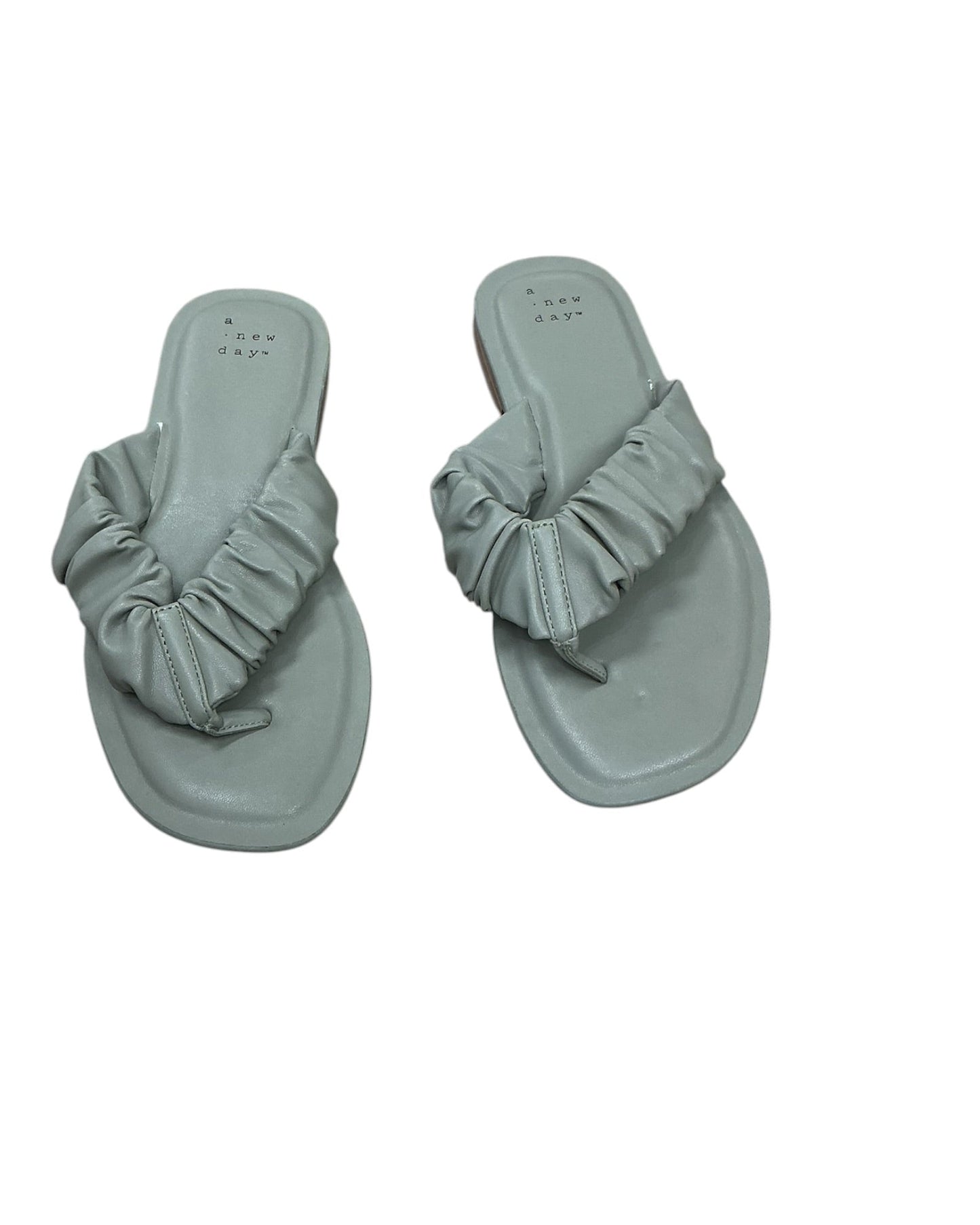 Sandals Flats By A New Day In Green, Size:6.5
