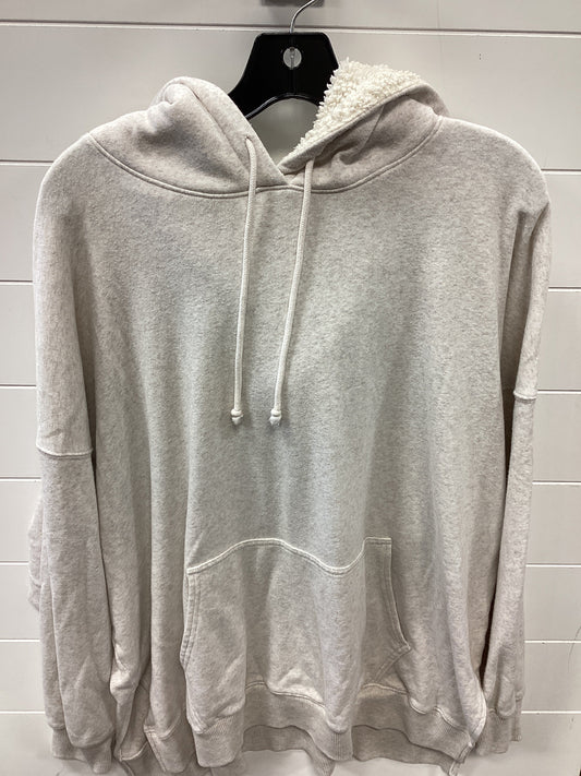 Jacket Fleece By American Eagle In Cream, Size:Xl