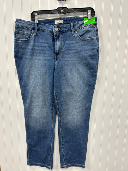 Jeans Straight By Maurices In Blue Denim, Size:16