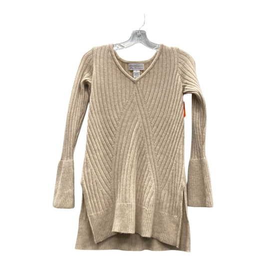 Sweater Cashmere By Design History In Tan, Size:S