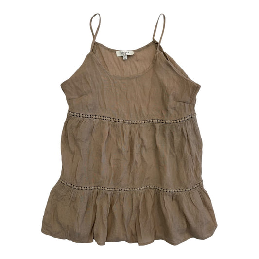 Top Sleeveless By Umgee In Brown, Size:S