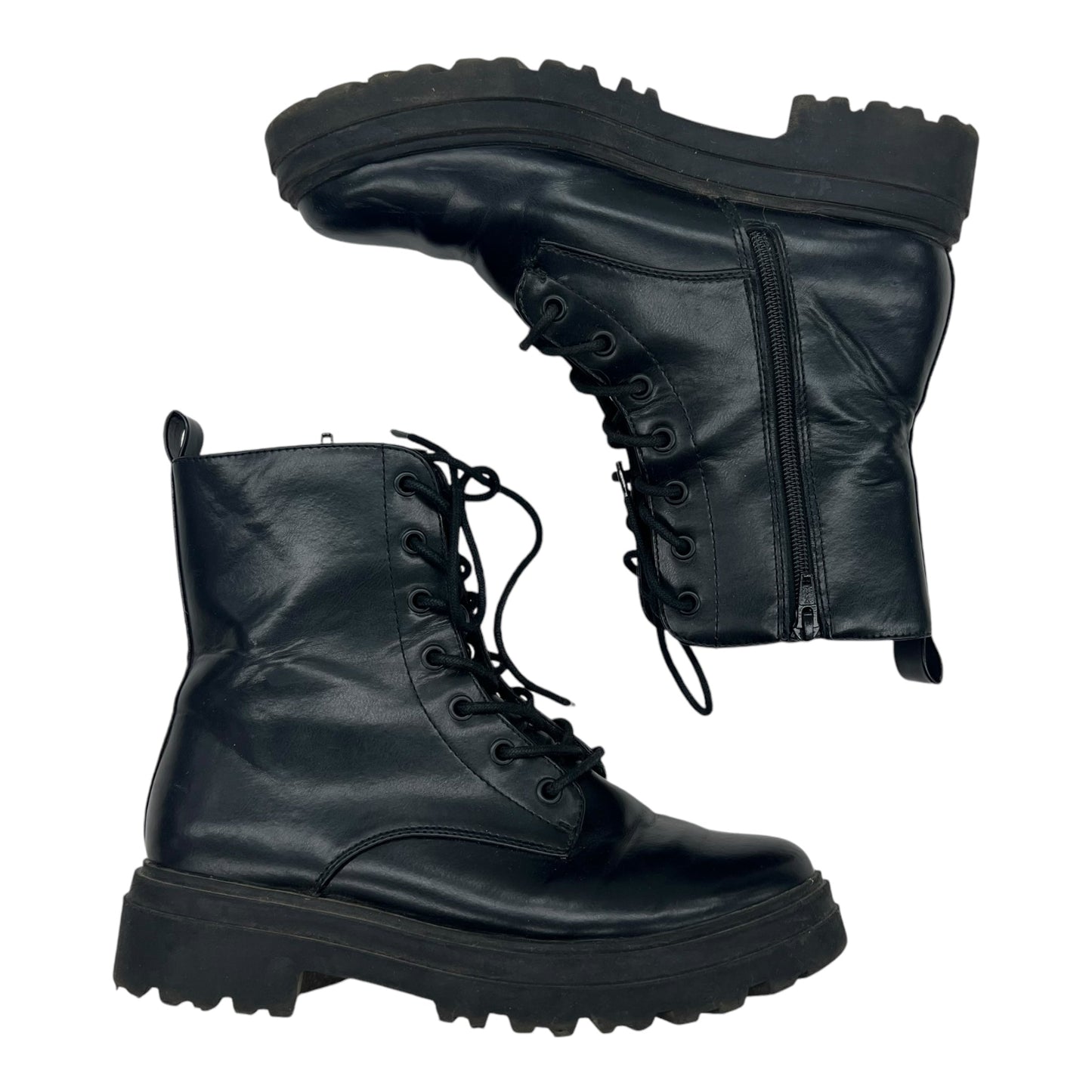 Boots Combat By Clothes Mentor In Black, Size:8